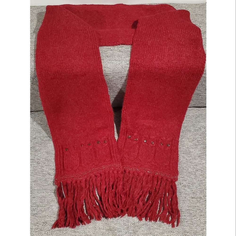 🔥3/$15🔥 Extra Long Wool Blend Fringe Scarf